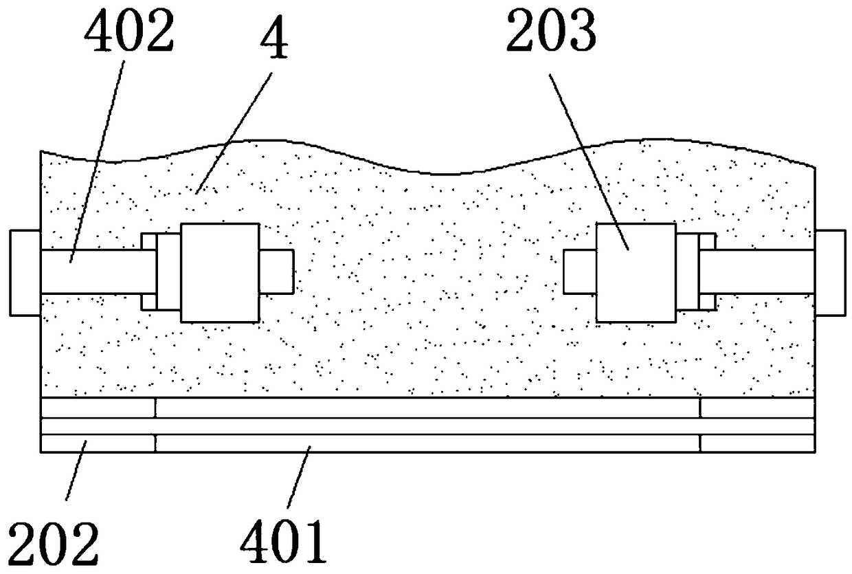 Fabric supporting mechanism for clothing cutting machine