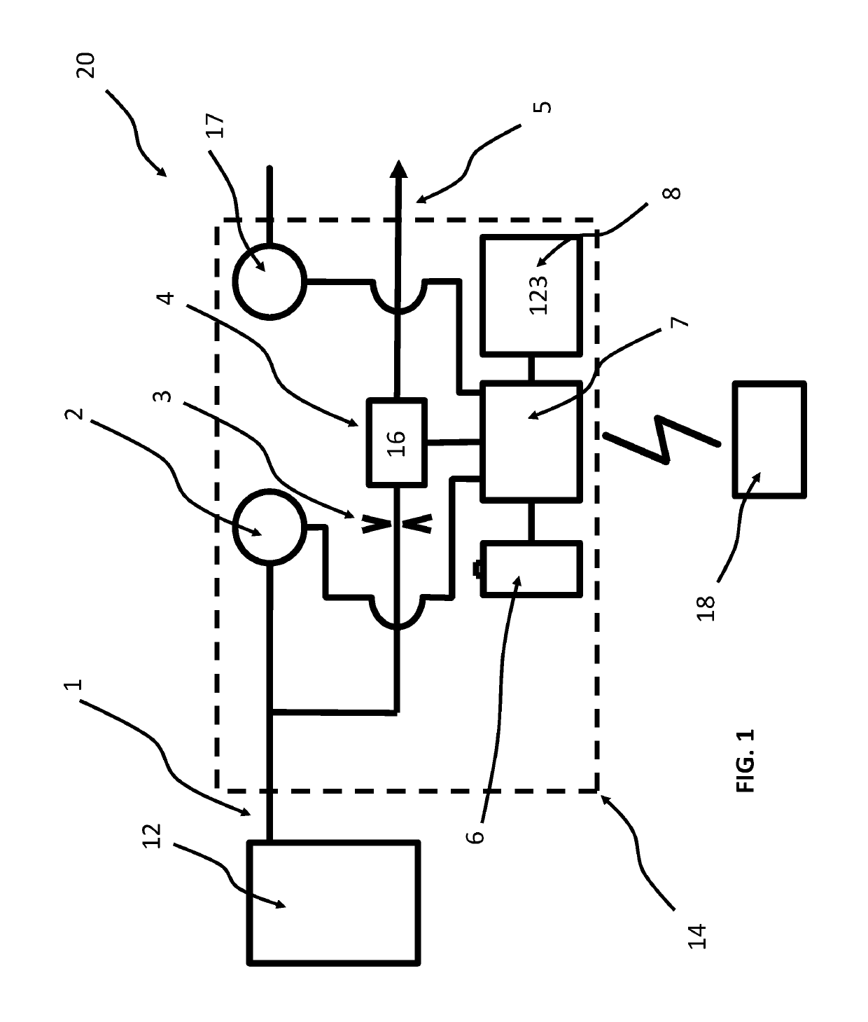 Tank pressure transmitter with integrated breathing gas analyzer