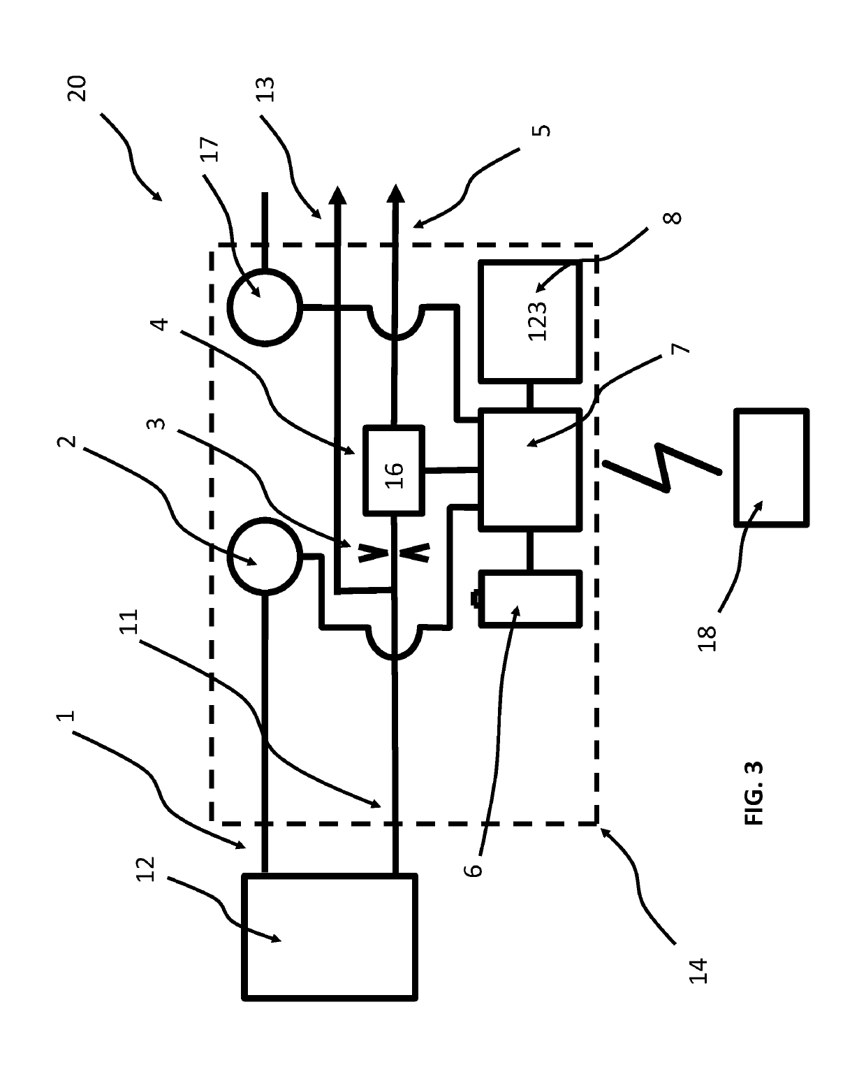 Tank pressure transmitter with integrated breathing gas analyzer