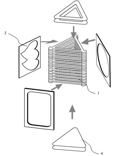 Brush-pot-type photo frame