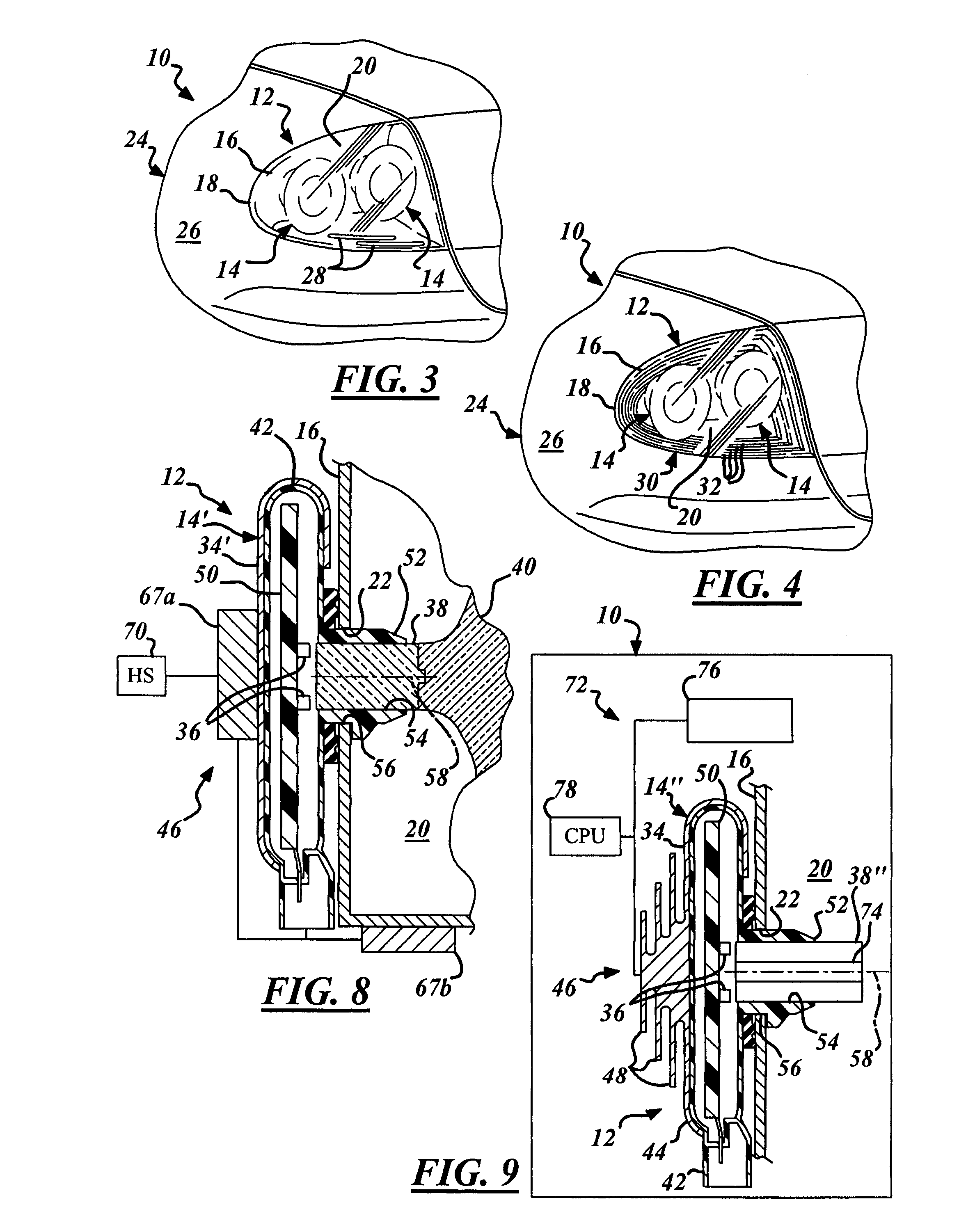 LED unit for a vehicle lamp assembly