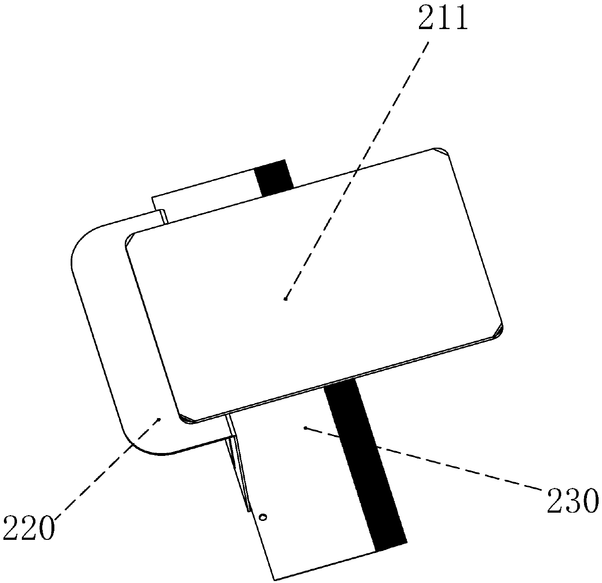 Gradient gray filter coating device and coating method thereof