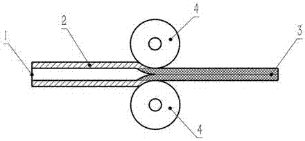 Preparation method of composite bipolar plate for all-vanadium redox flow battery