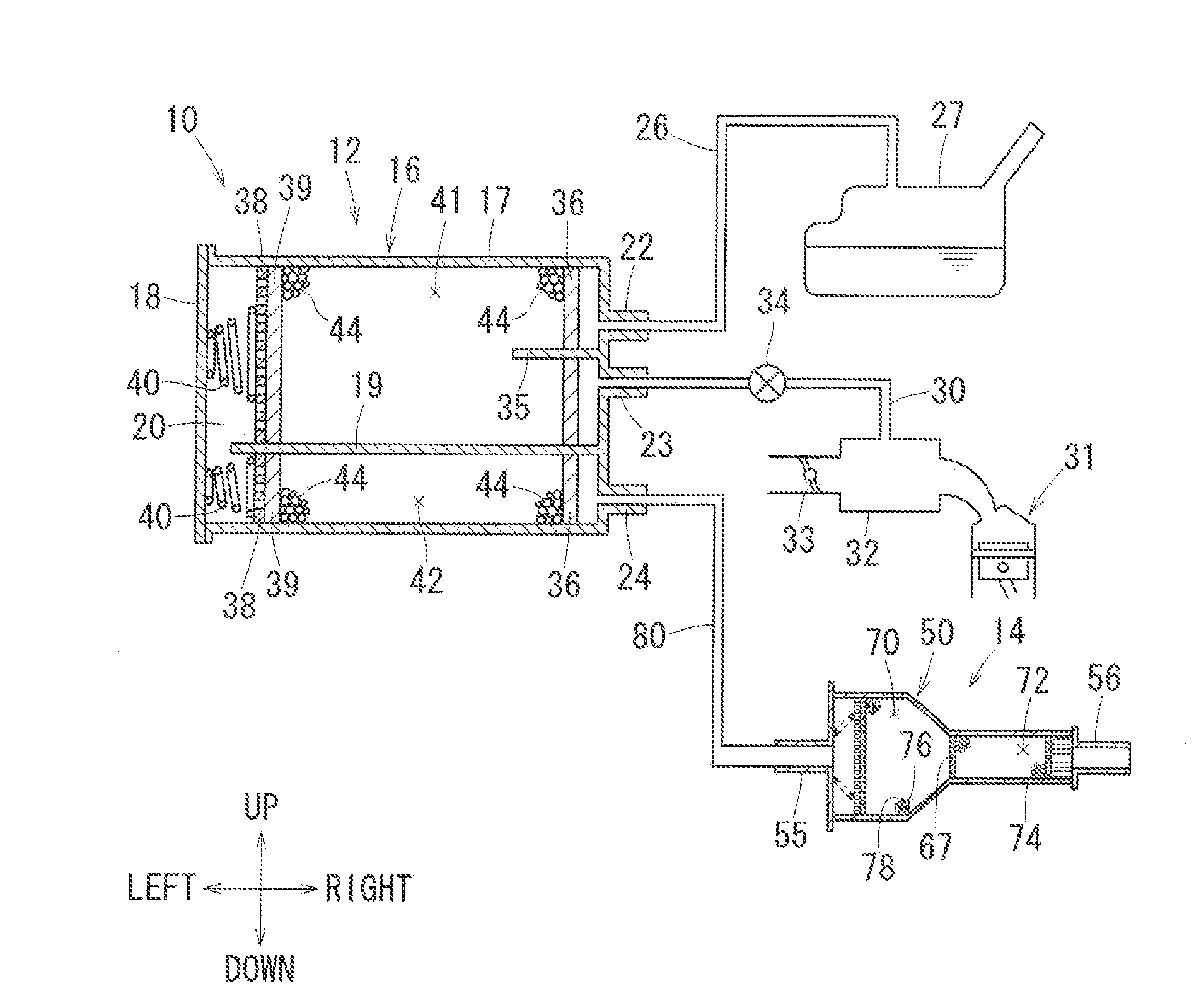 Trap canister capturing fuel vapor