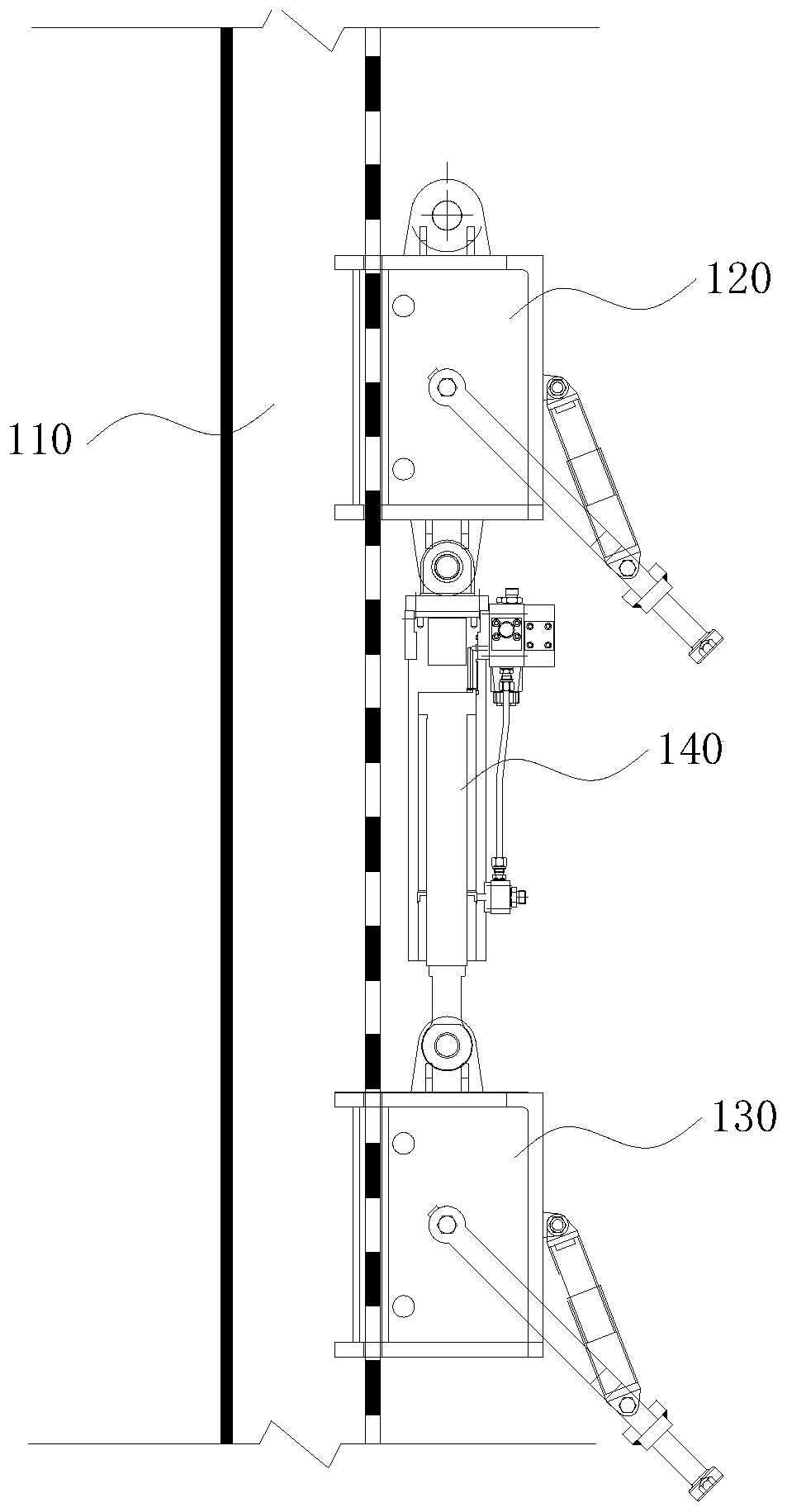 Hydraulic climbing mold fully automatic climbing system and its control method