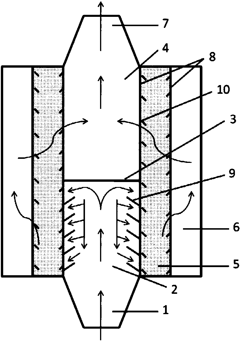 Flue gas pollutant purifying tower