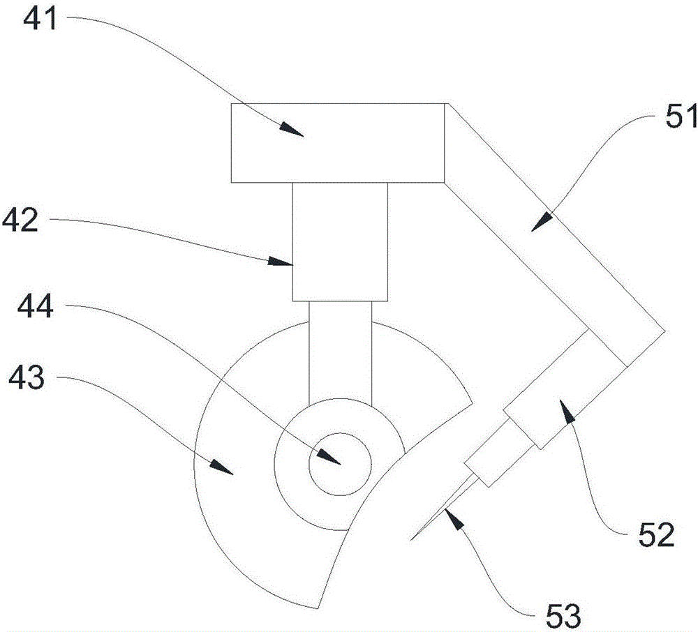 Automatic girdling device for standing tree