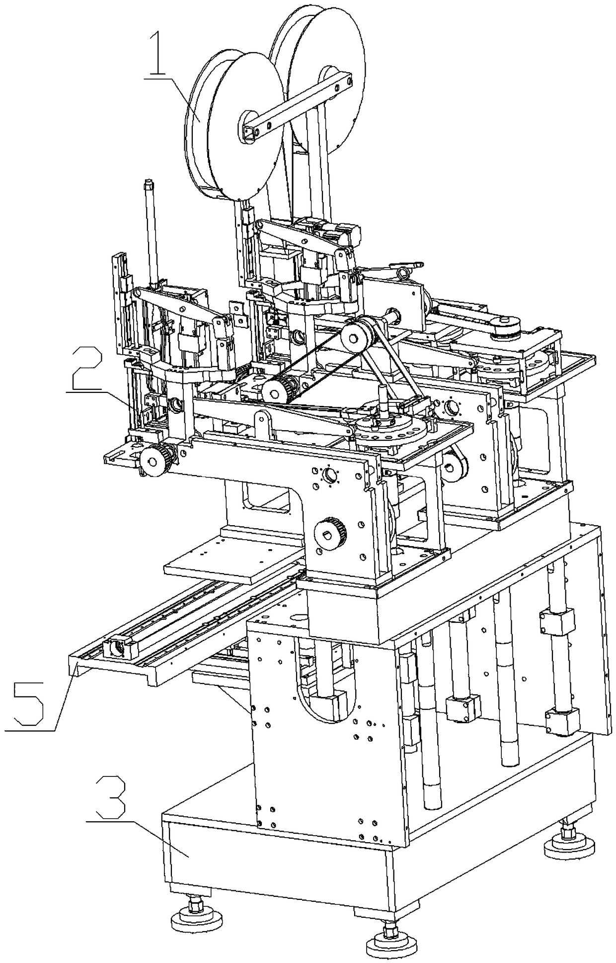 Automatic reciprocating hair planting machine for woolens of different materials and hair planting method thereof