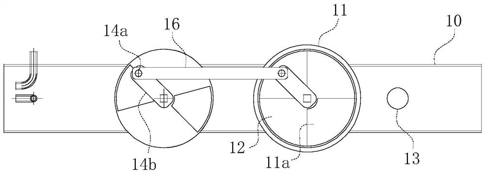 Mechanical stove air-fuel ratio control device and valve path tapping method thereof