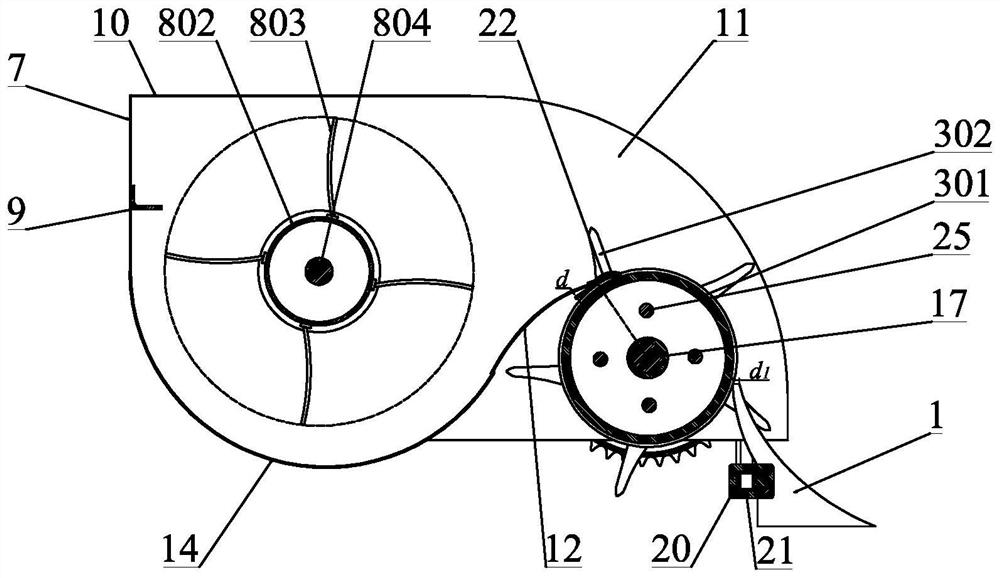 Fixed tooth and movable tooth combined step-by-step peanut picking device