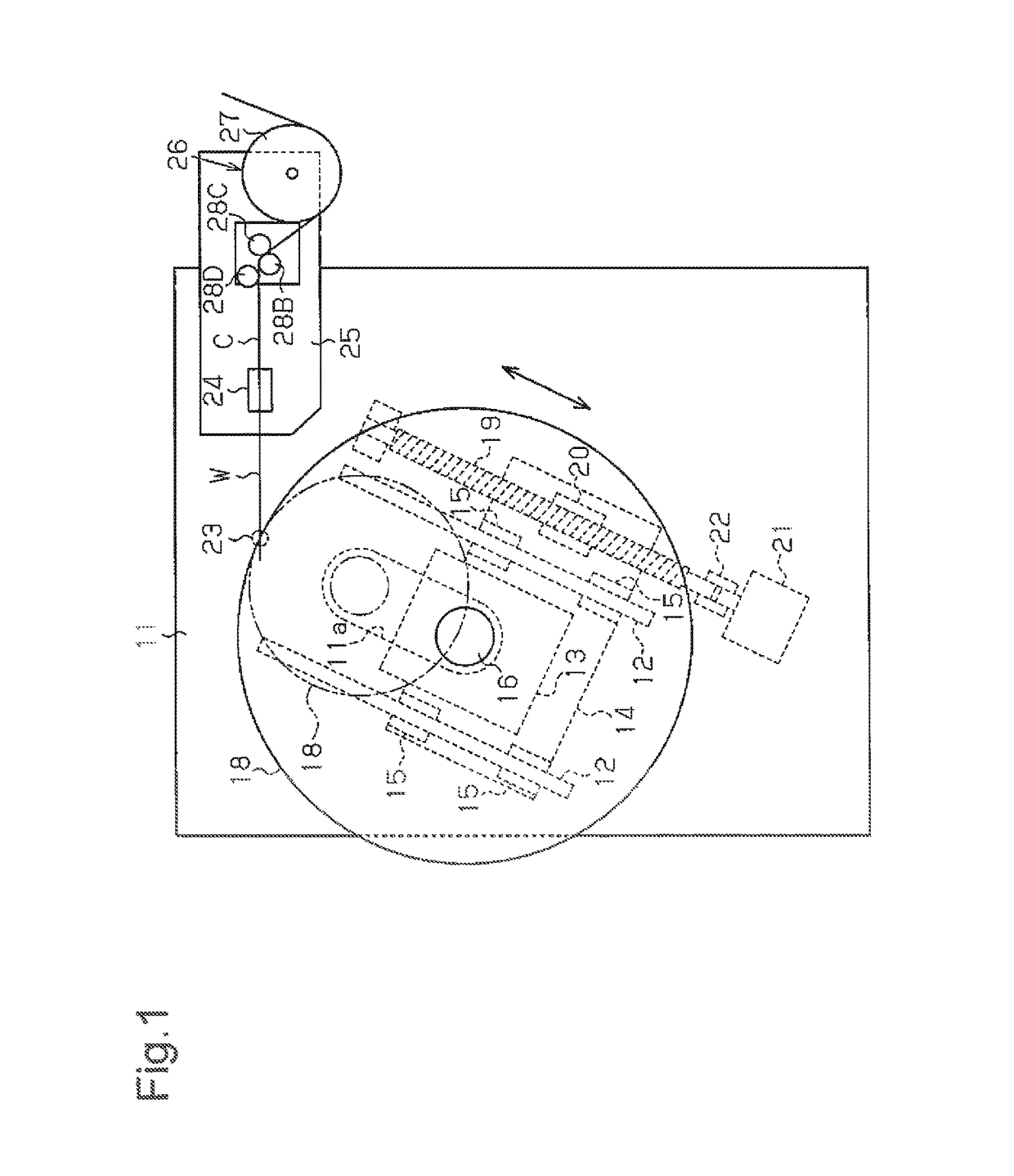 Bead ring winding device