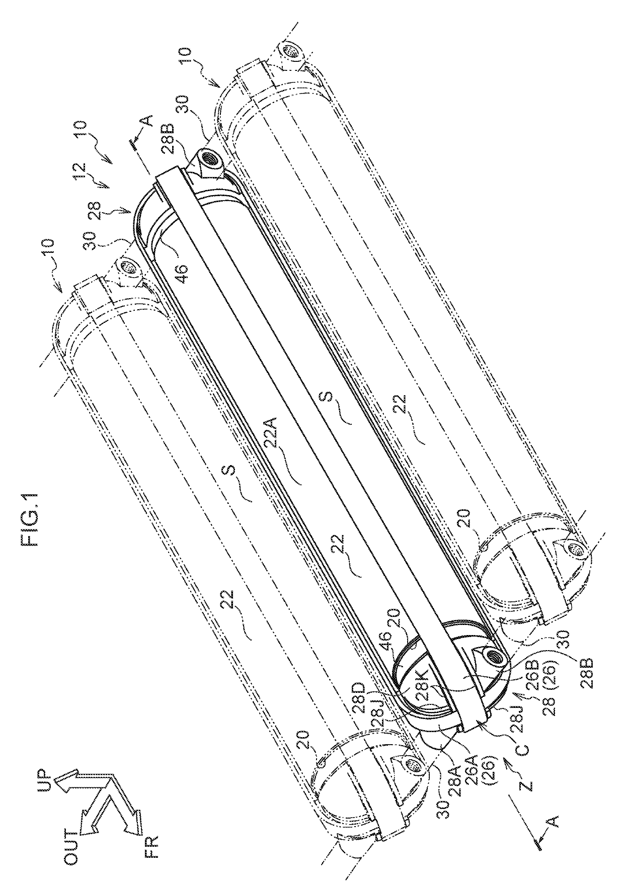 High pressure container