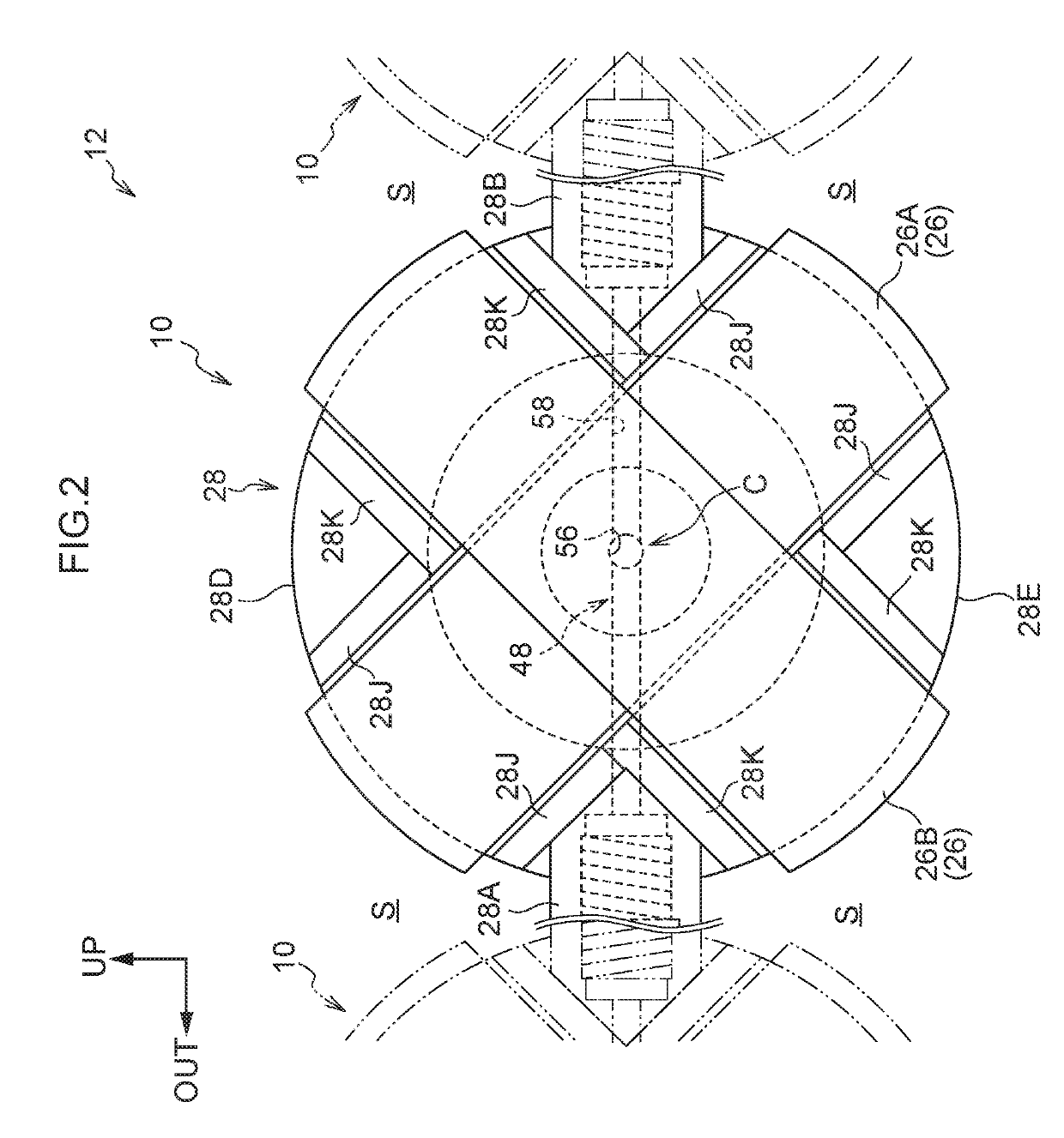 High pressure container