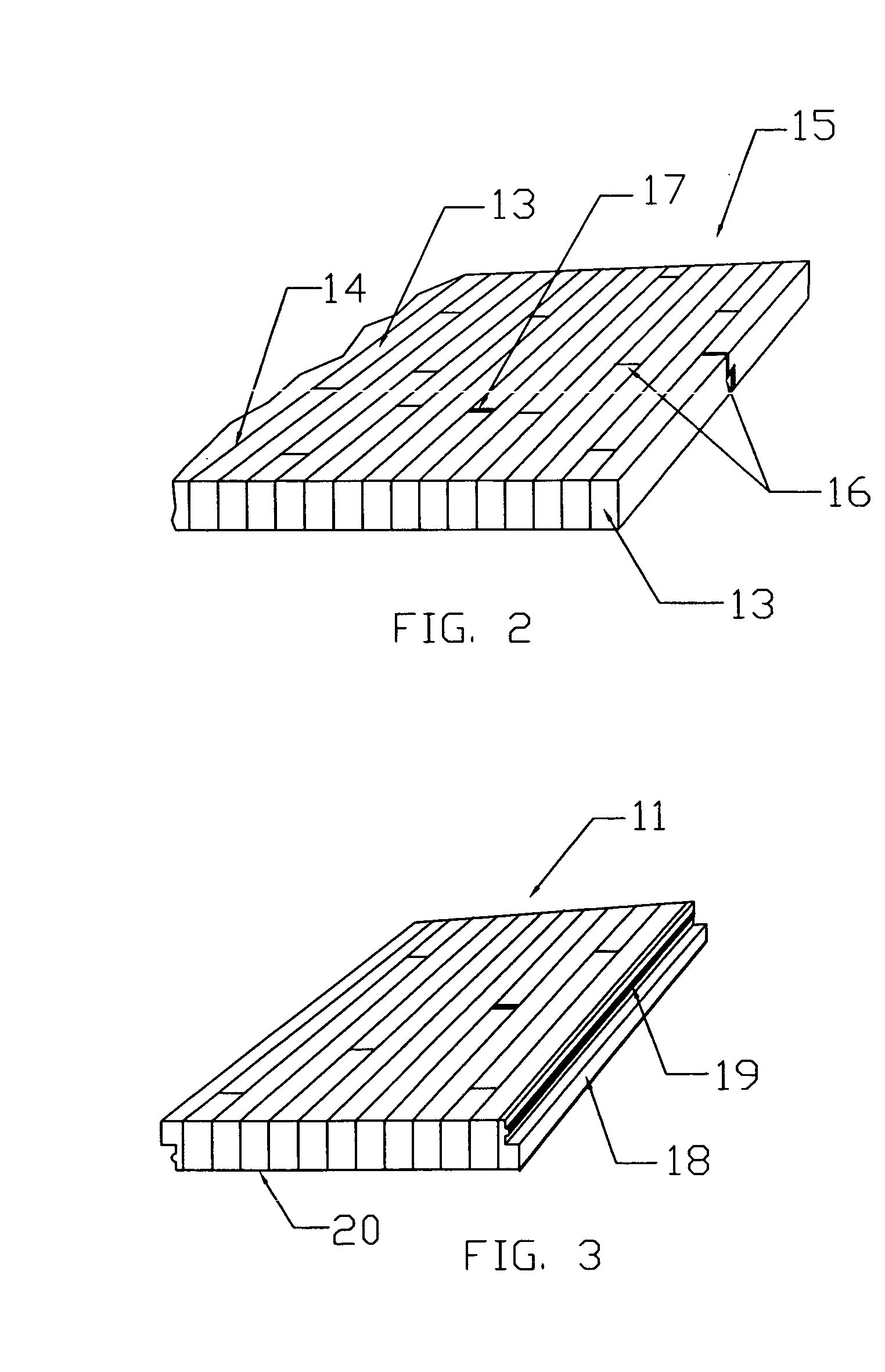 Durable wood-plastic composite flooring for trailers