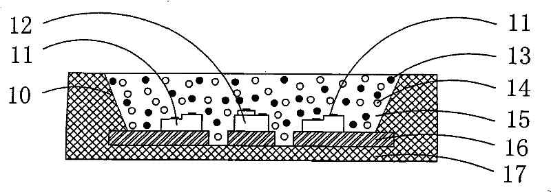 Color temperature-adjustable high-color development LED lamp and manufacturing method thereof