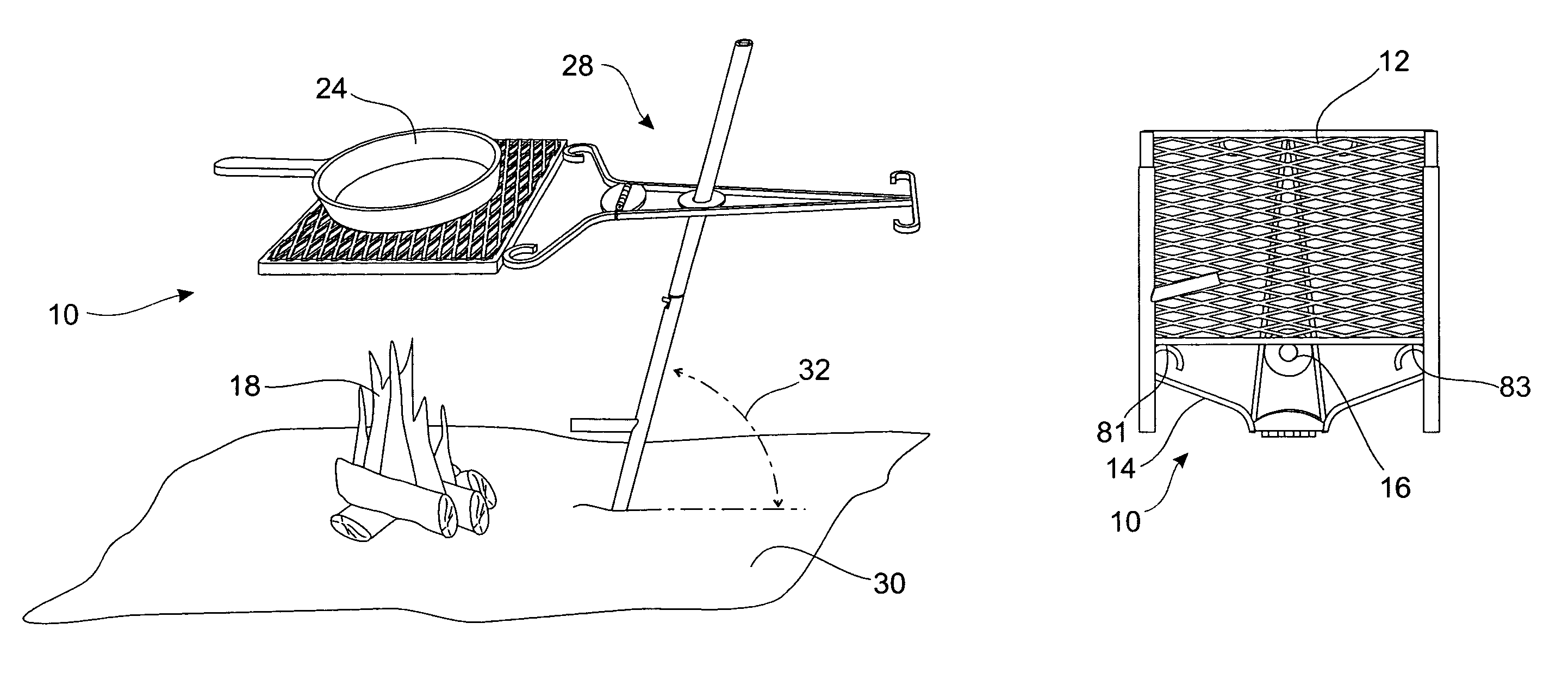 Portable outdoor cooking apparatus