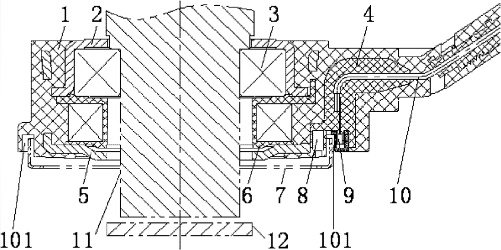 Electromagnetic coil with velocity measurement function