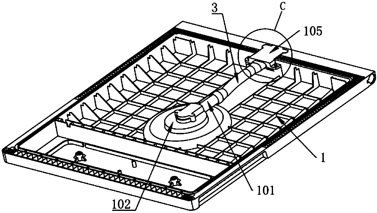 Spray cleaning device