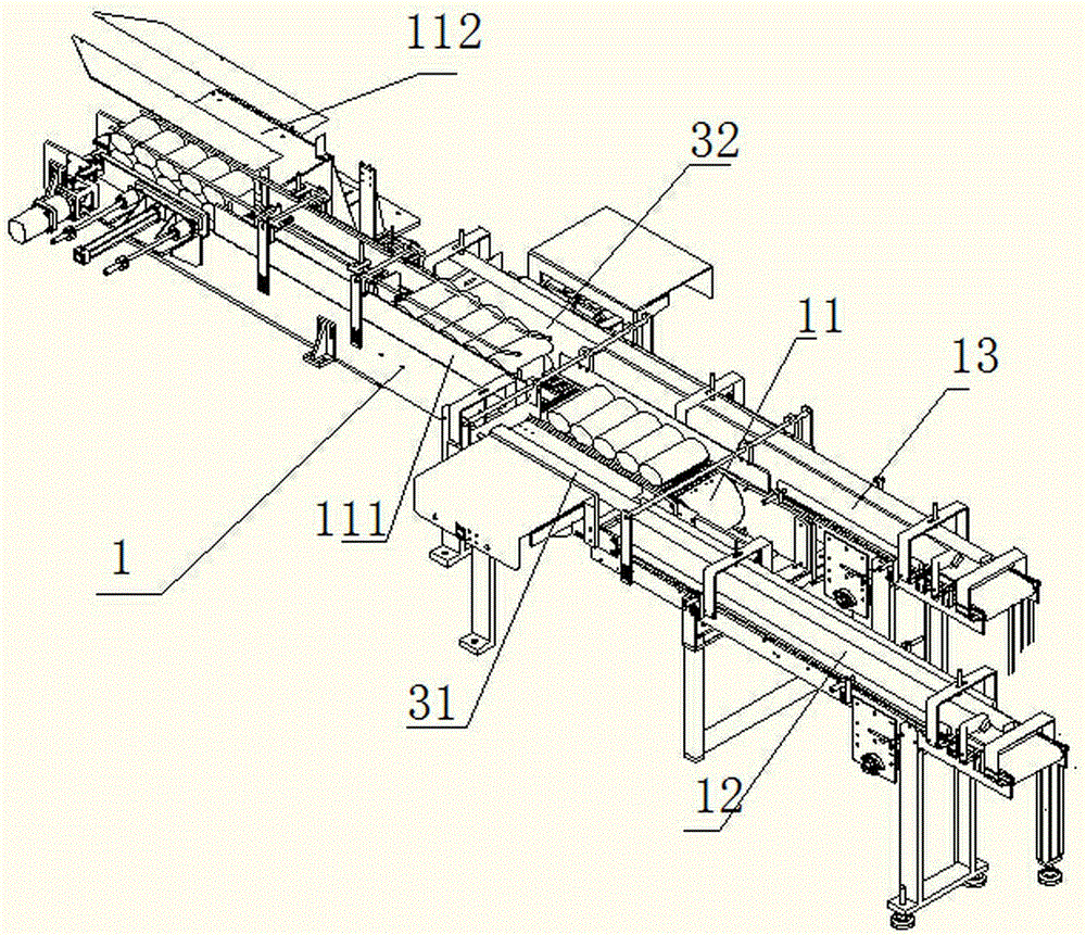 Flat roll packaging machine