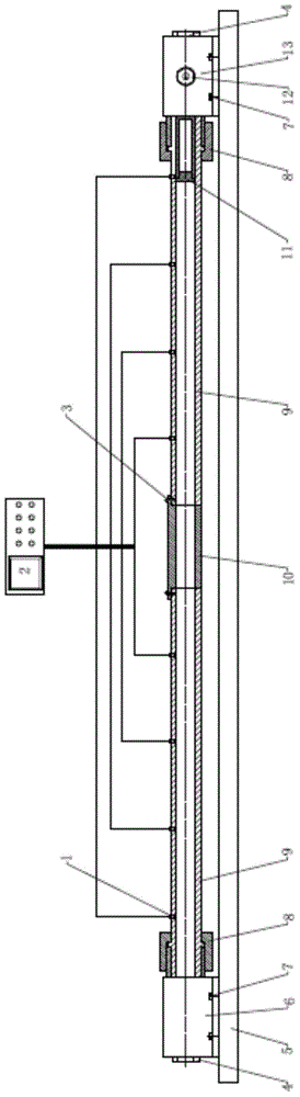 Oscillation impact testing device