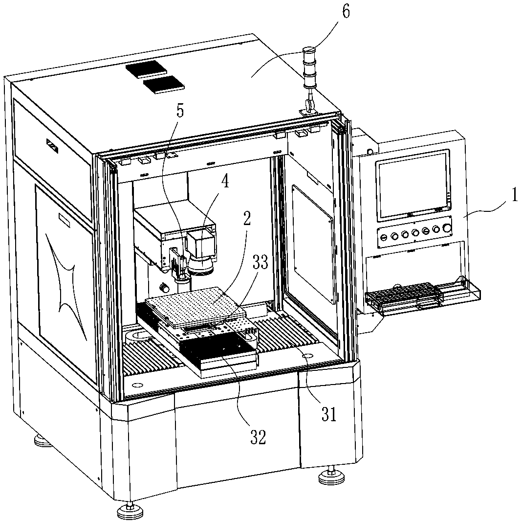 Precise laser cutting machine for thin flexible board and cutting method