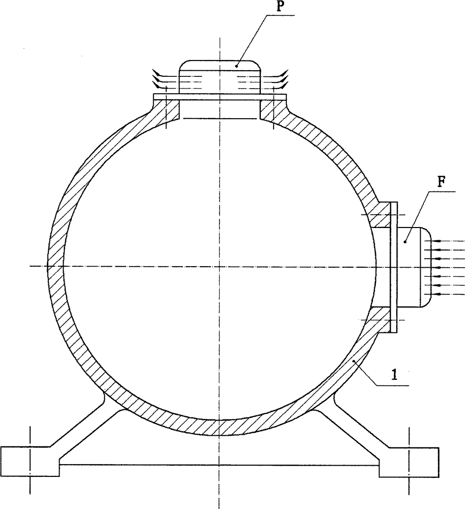 Dynamic balance hypocycloid reduction gearbox with interlayer air cooling box body supported by zinc base alloy bearings