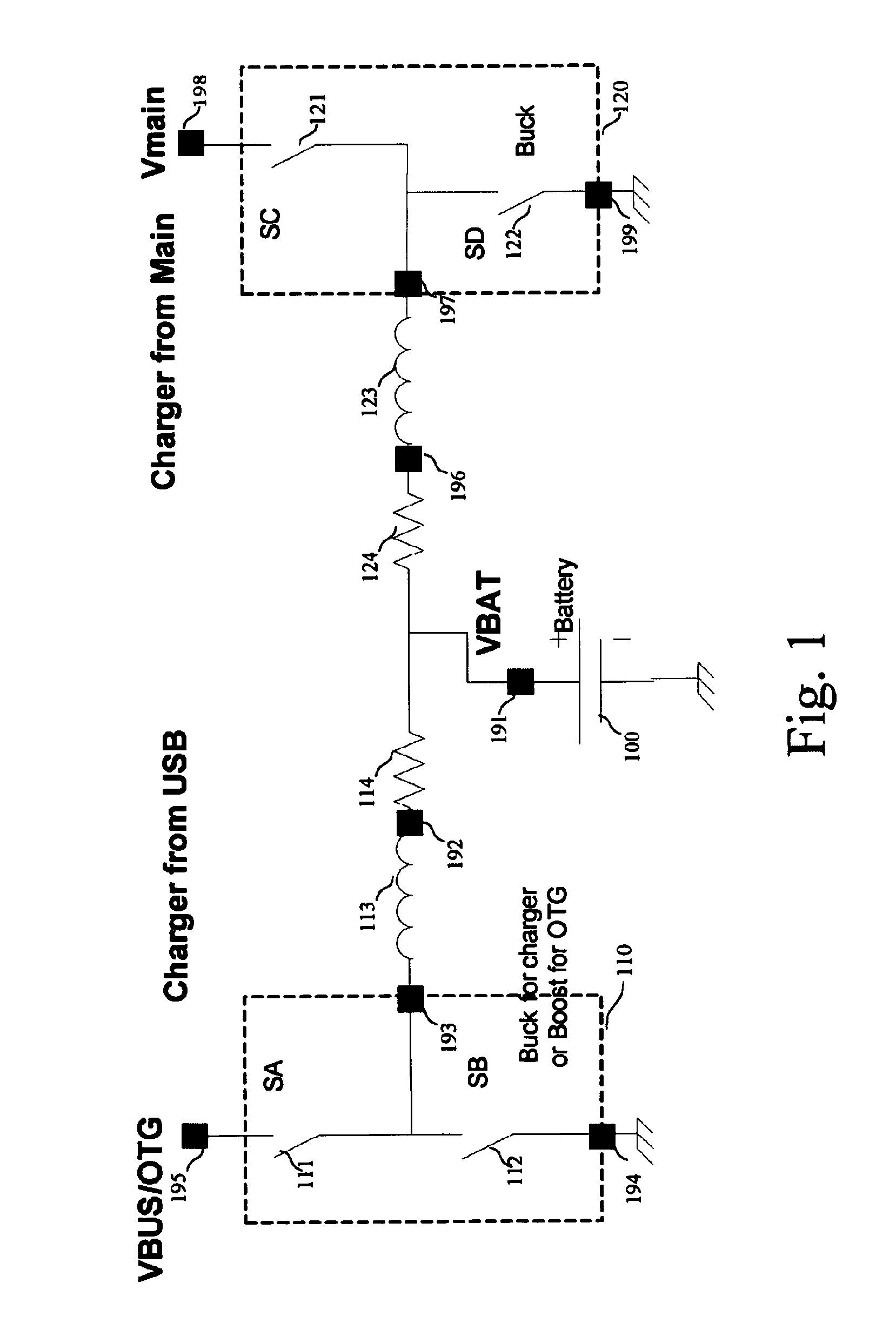 Power Management Circuit for a Portable Electronic Device Including USB Functionality and Method for Doing the Same