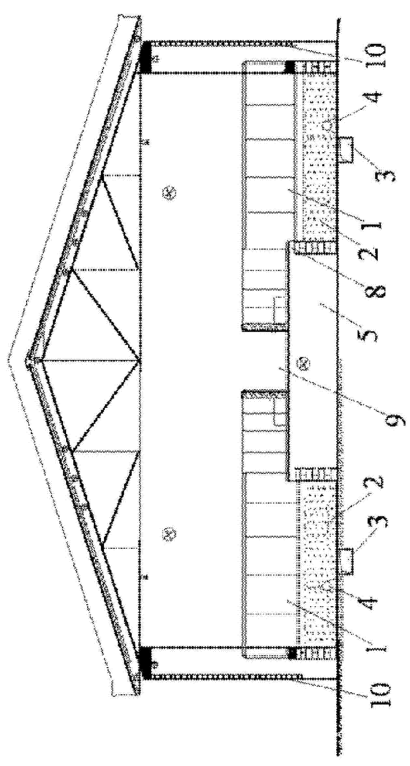 A method for establishing a pig-raising fermentation bed