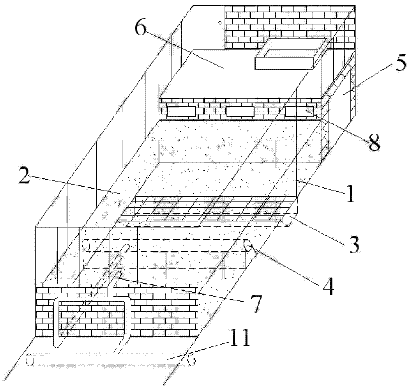 A method for establishing a pig-raising fermentation bed