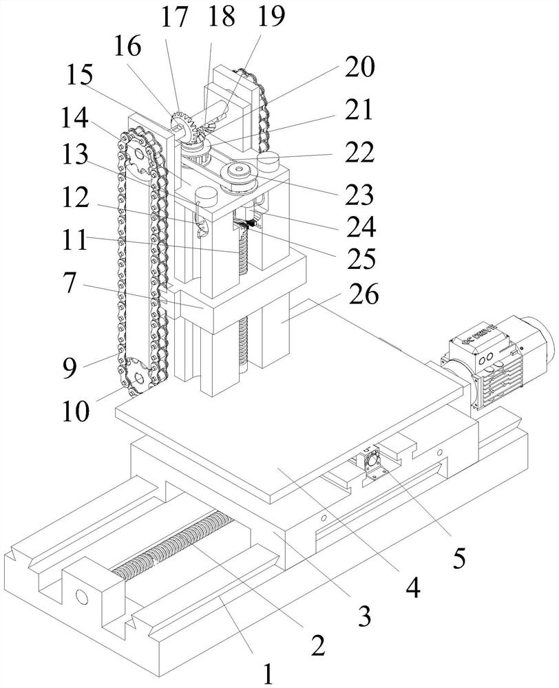 Lifting device for double-coordinate winding manipulator