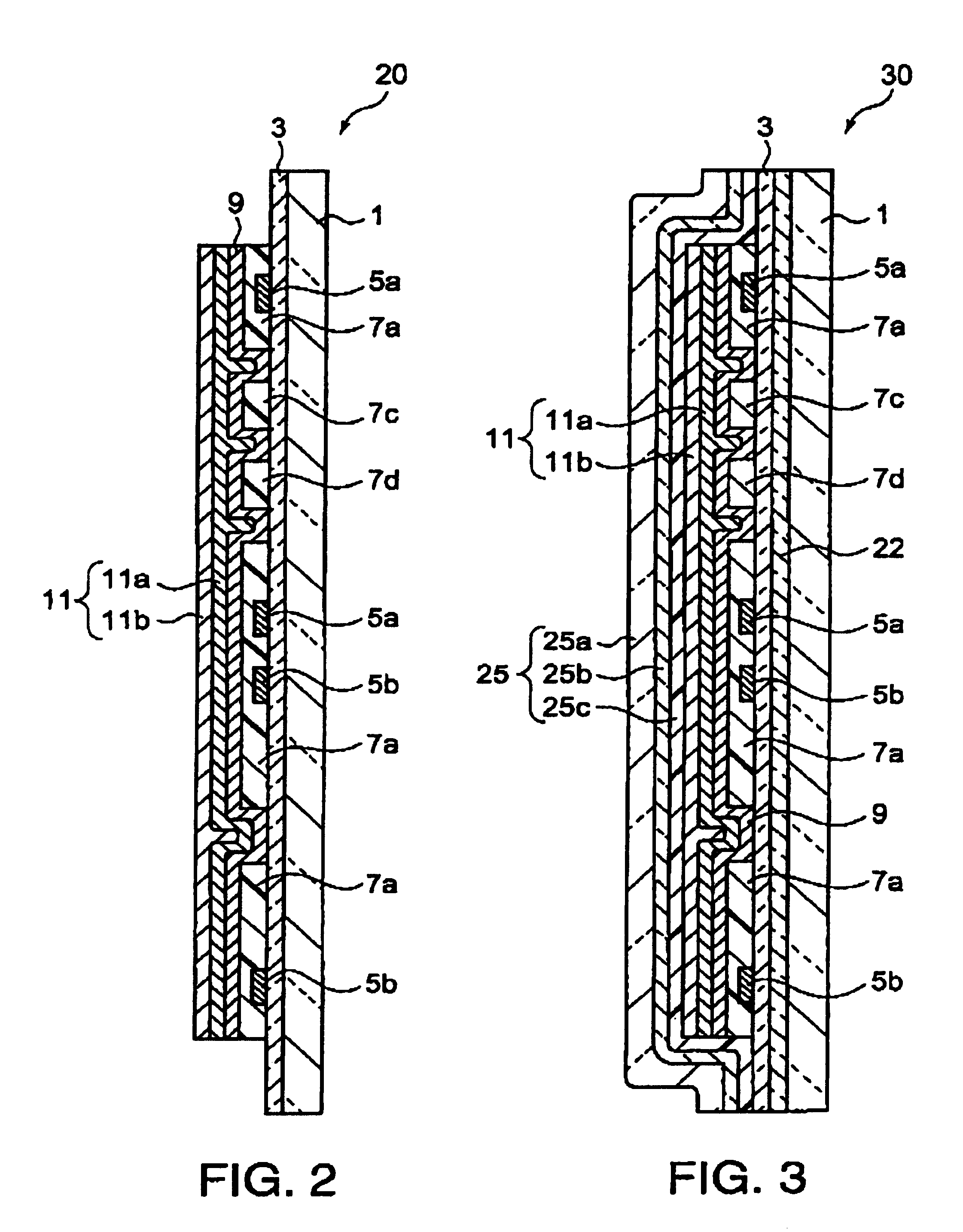 Luminescence display panel displaying a predetermined pattern