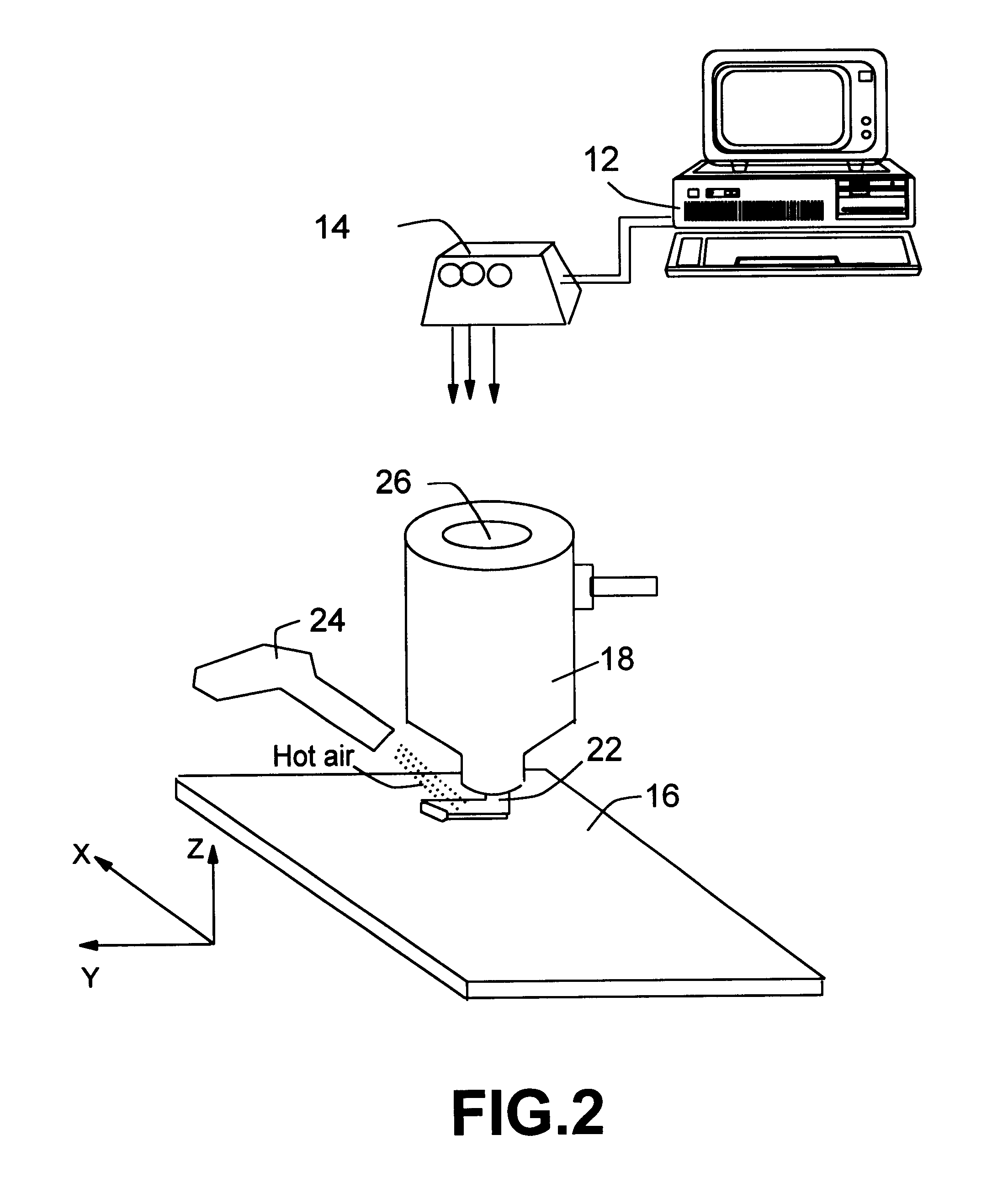 Method for rapidly making a 3-D food object