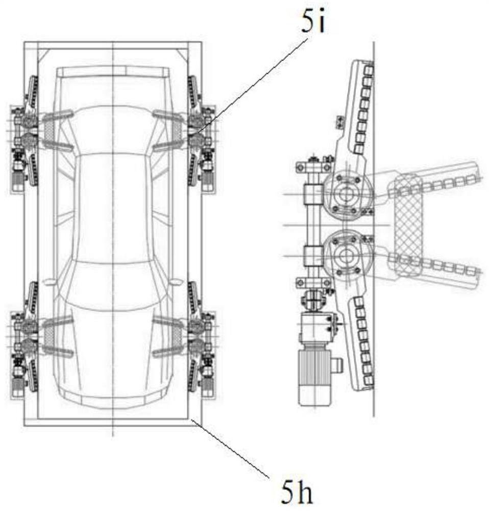 Vehicle storing and taking device and method applied to stereo garage