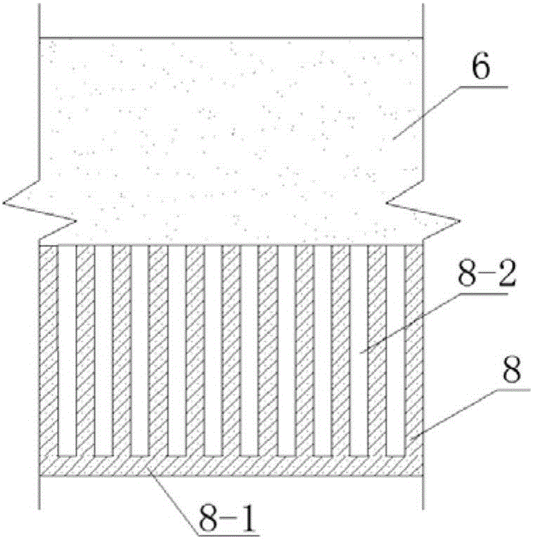 Pile foundation permeable bulwark integrating power generation function