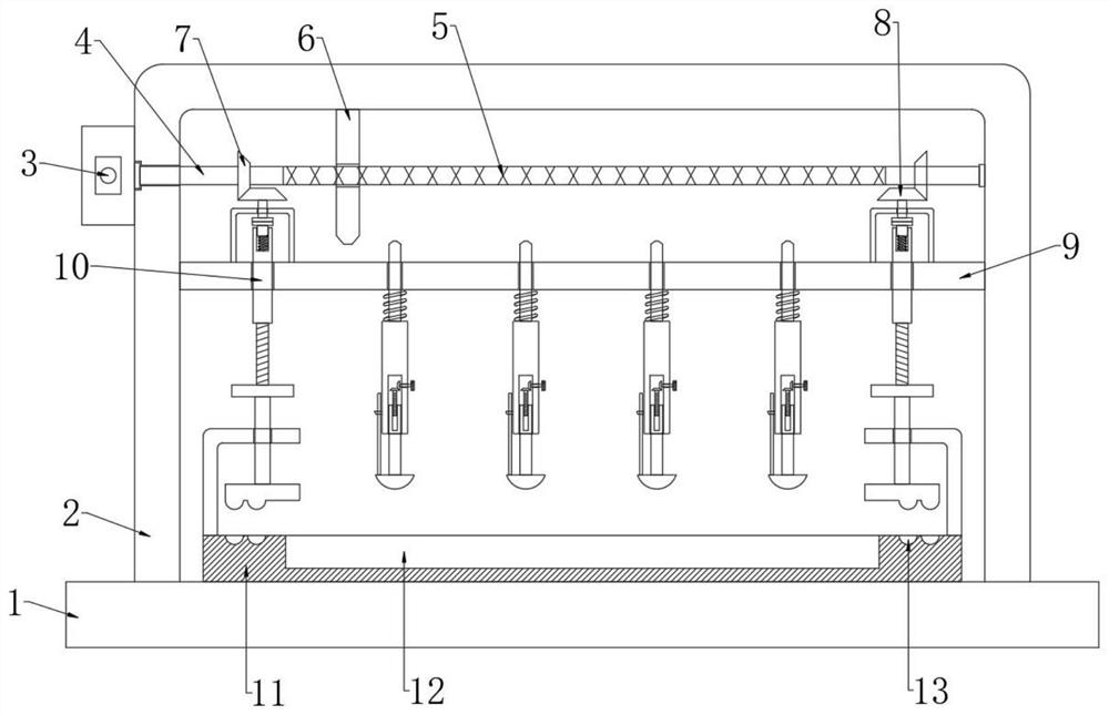 Multi-position fabric elasticity detection device