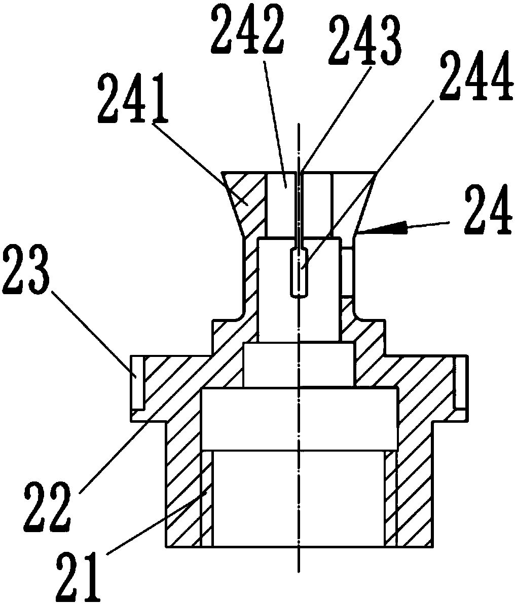 A one-handed pencil sharpener