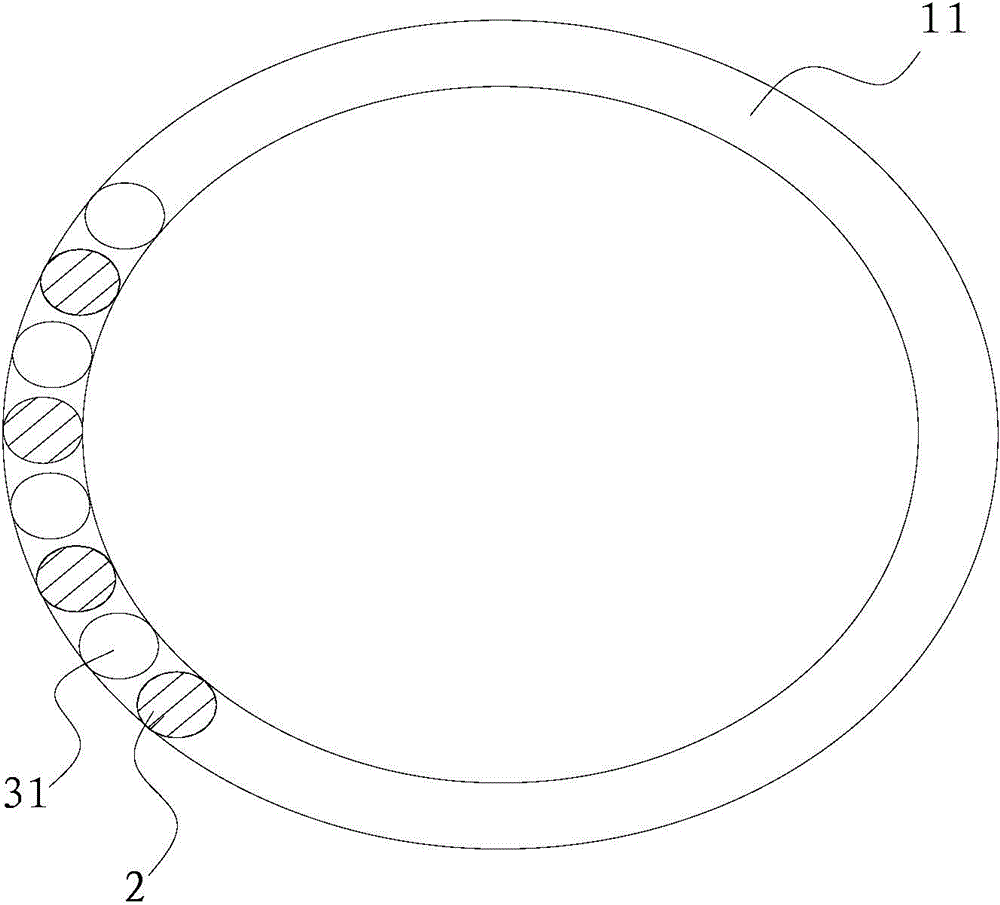 Washing machine balancing ring and washing machine