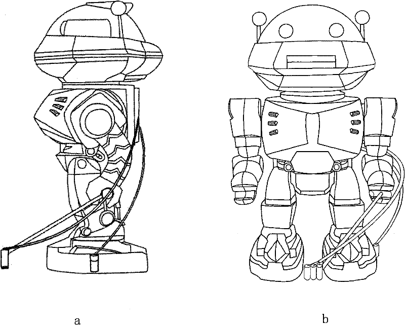 Intelligent walking robot teaching aid