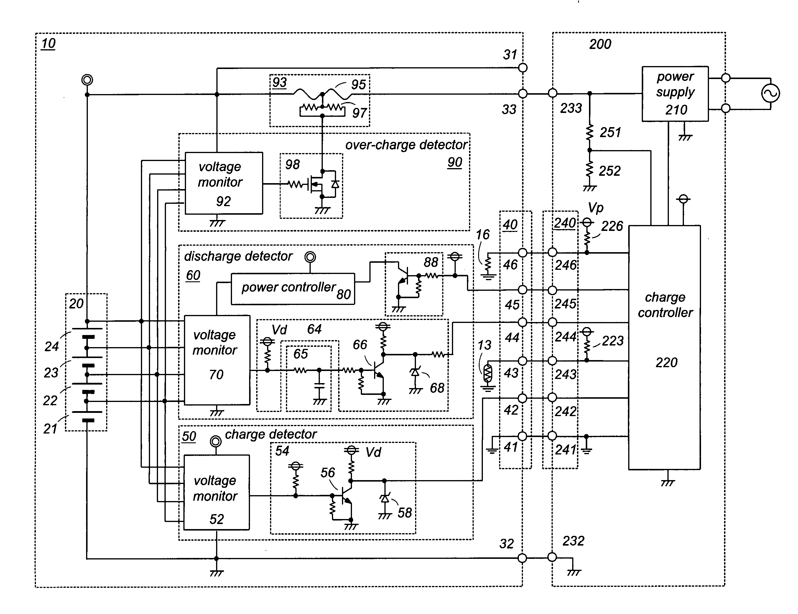 Rechargeable battery pack for a power tool