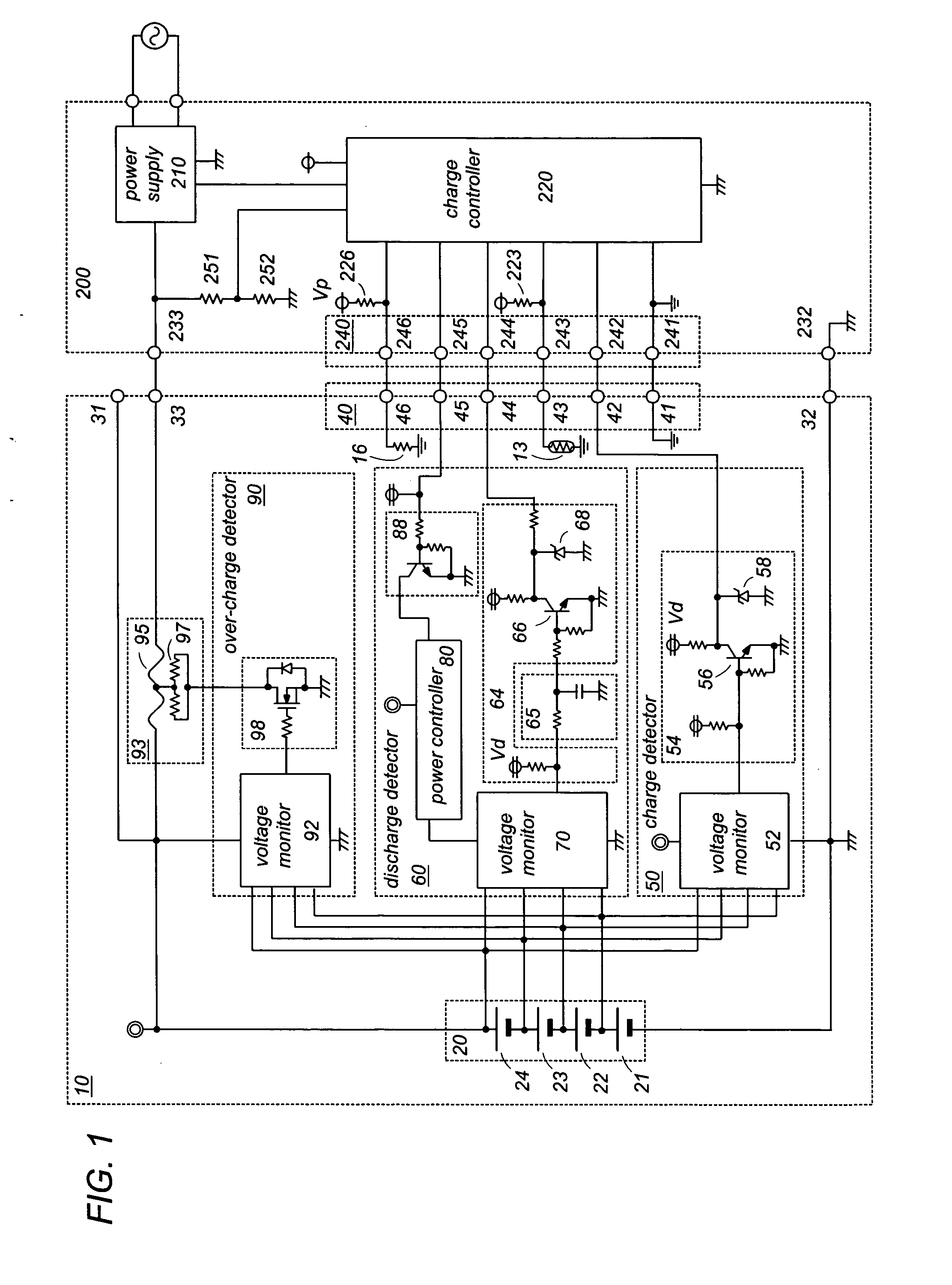 Rechargeable battery pack for a power tool