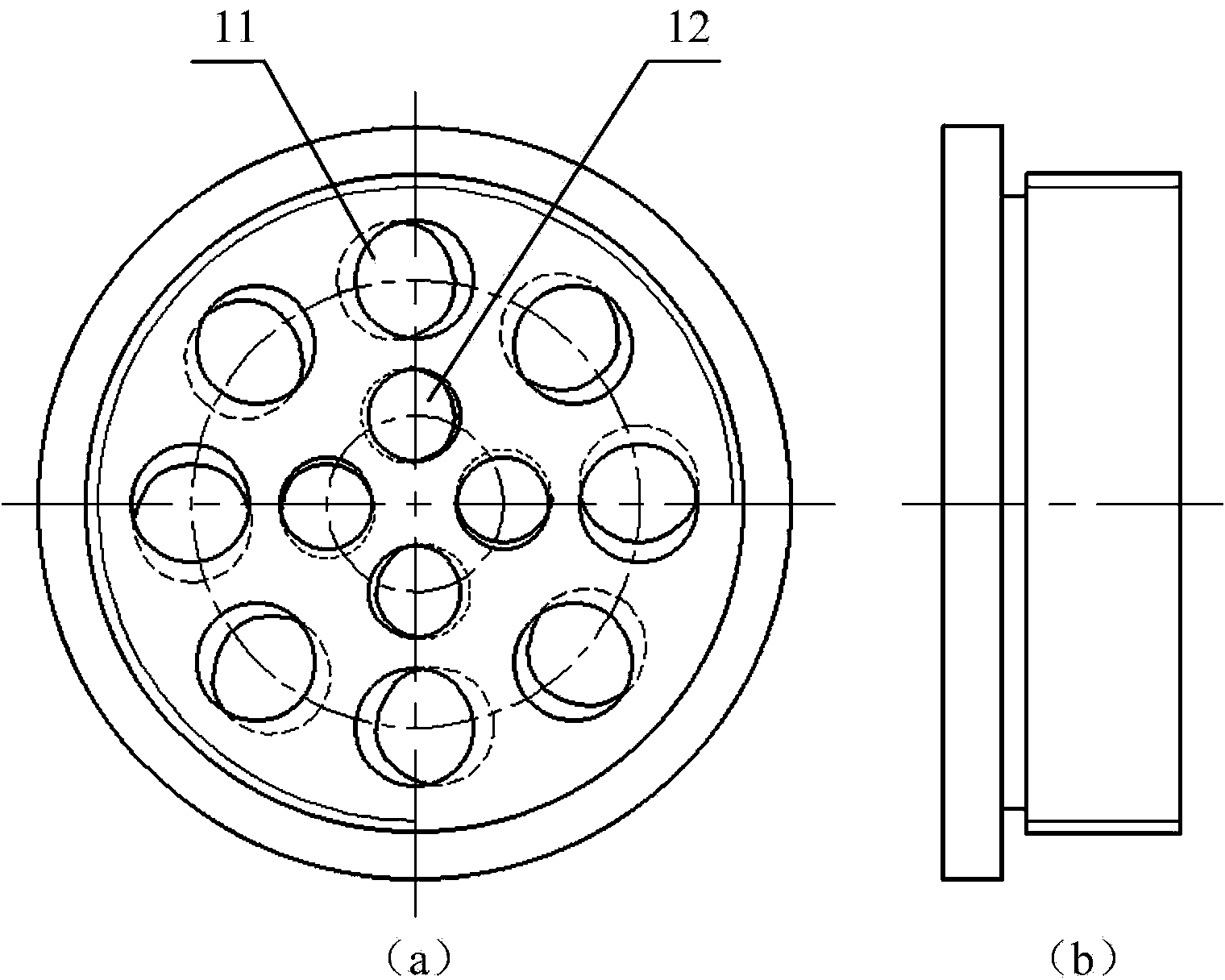 Broad-frequency pressure-variable pressure pulsation attenuator