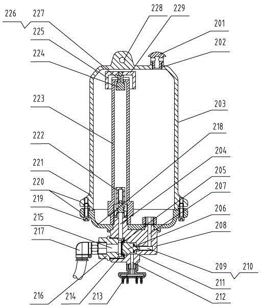 Pulse type intelligent agricultural water-saving drip irrigation pot micro-irrigation system