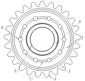 Novel high-sealing-performance connecting gear