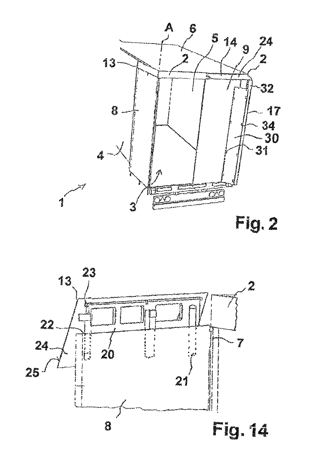 Rear spoiler device for a vehicle