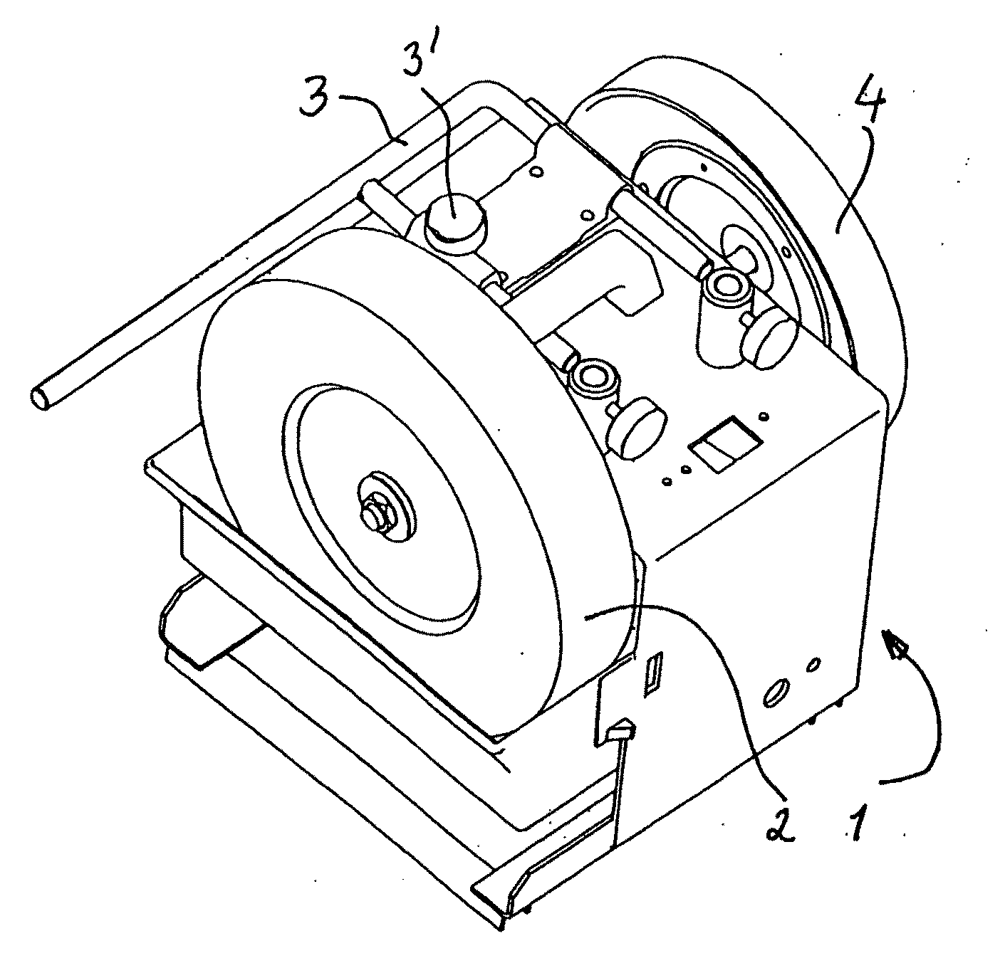 Tool setter for a grinding machine