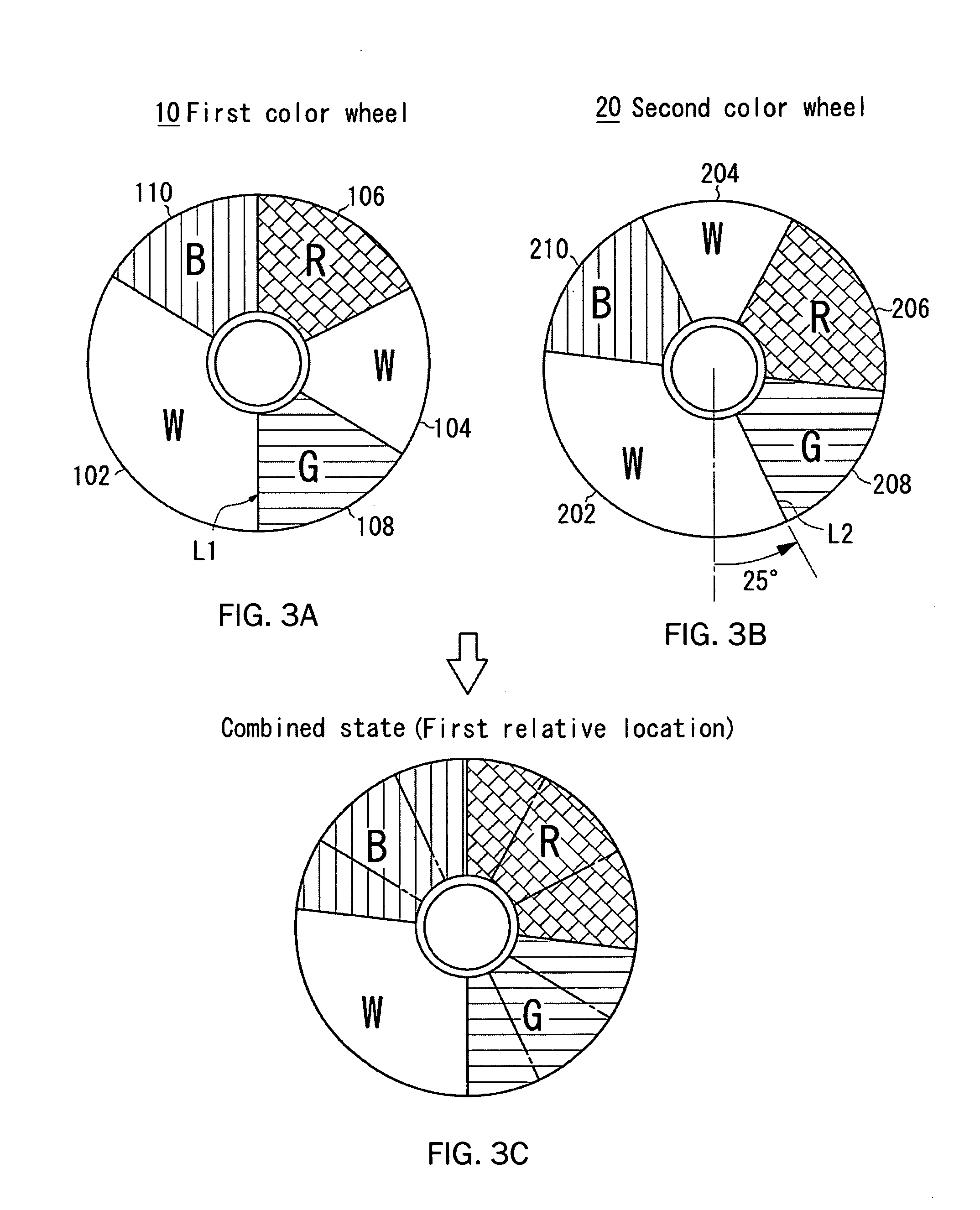 Color wheel device and projector using the same