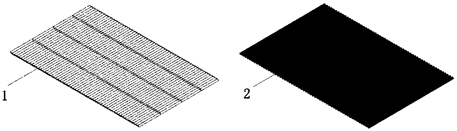 Microarray photovoltaic cell group solar pavement structure and construction method thereof