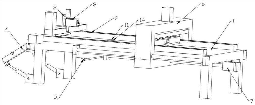A kind of drawing equipment for garment plate making