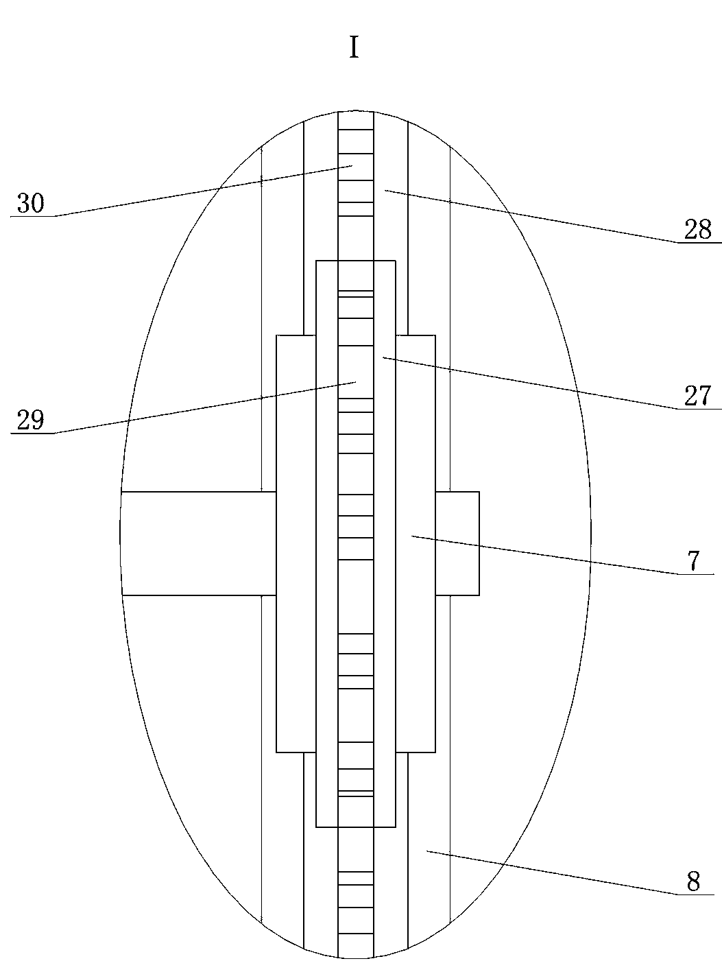 Three-roller tire packaging machine