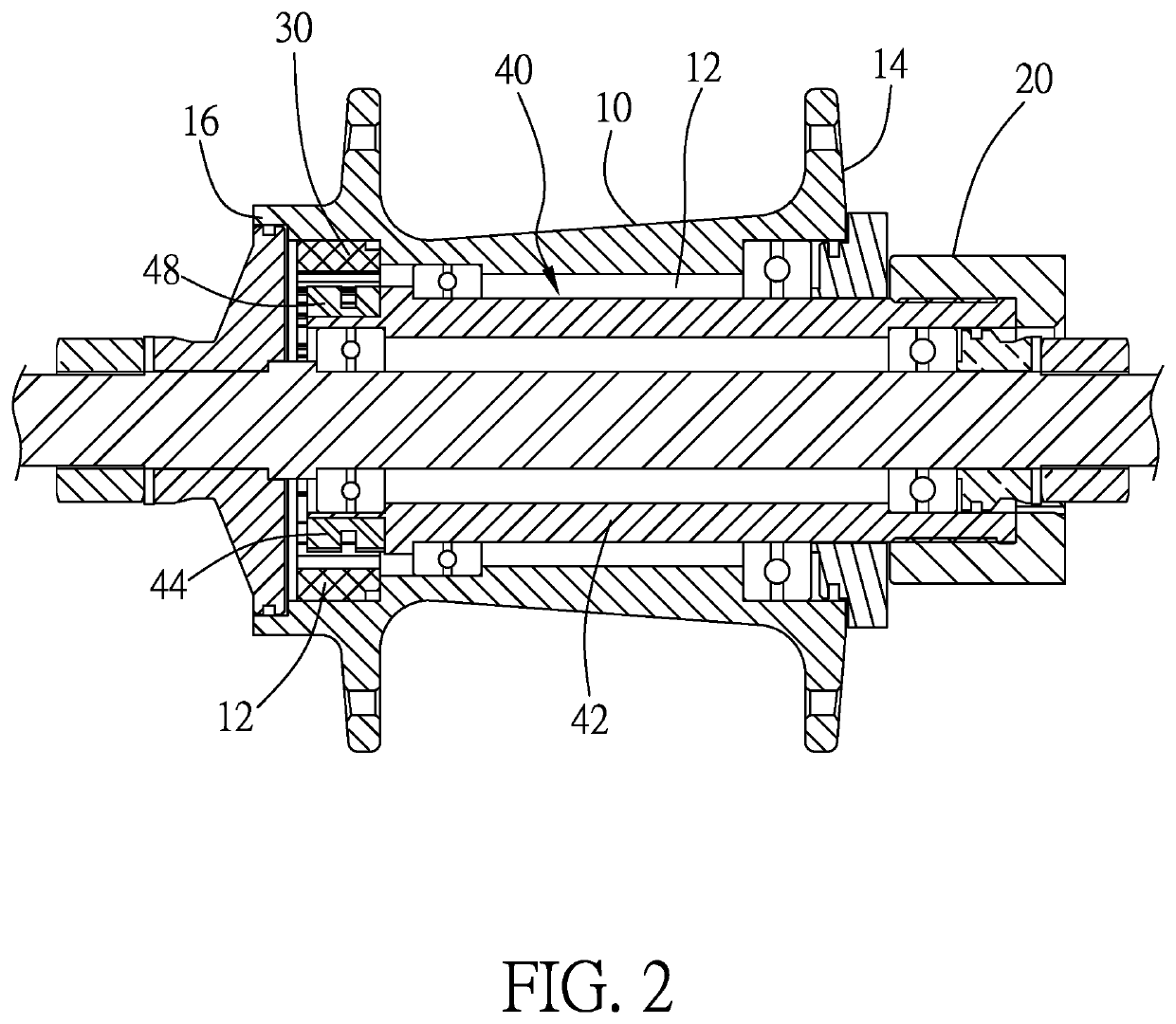 Bicycle Hub Having Unidirectional Transmission Apparatus in Opposite Position